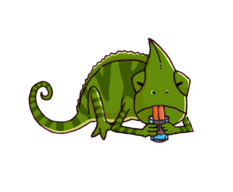 カメレオンのレオンヌ