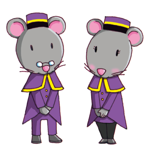 ネズミのジョジョ&ジュジュ