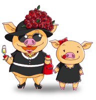 ブタのマダムブヒータ&ベリコ